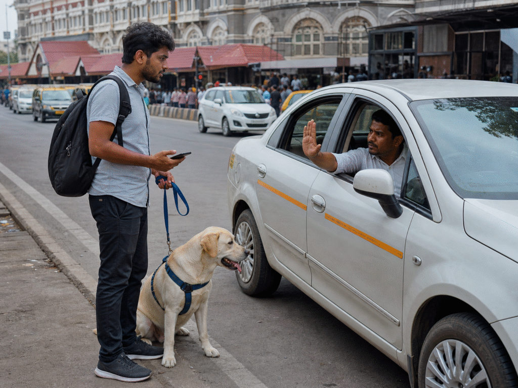 Local Transport for pet travel is limited in India