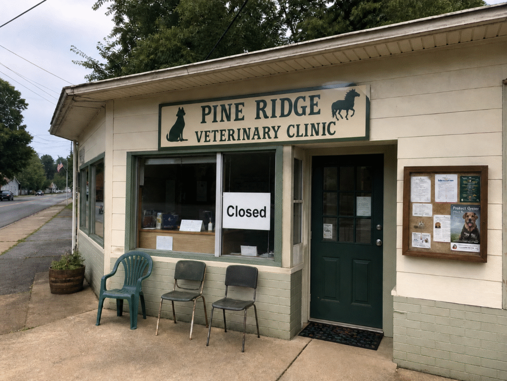 A Closed Vet Clinic in a Small Town