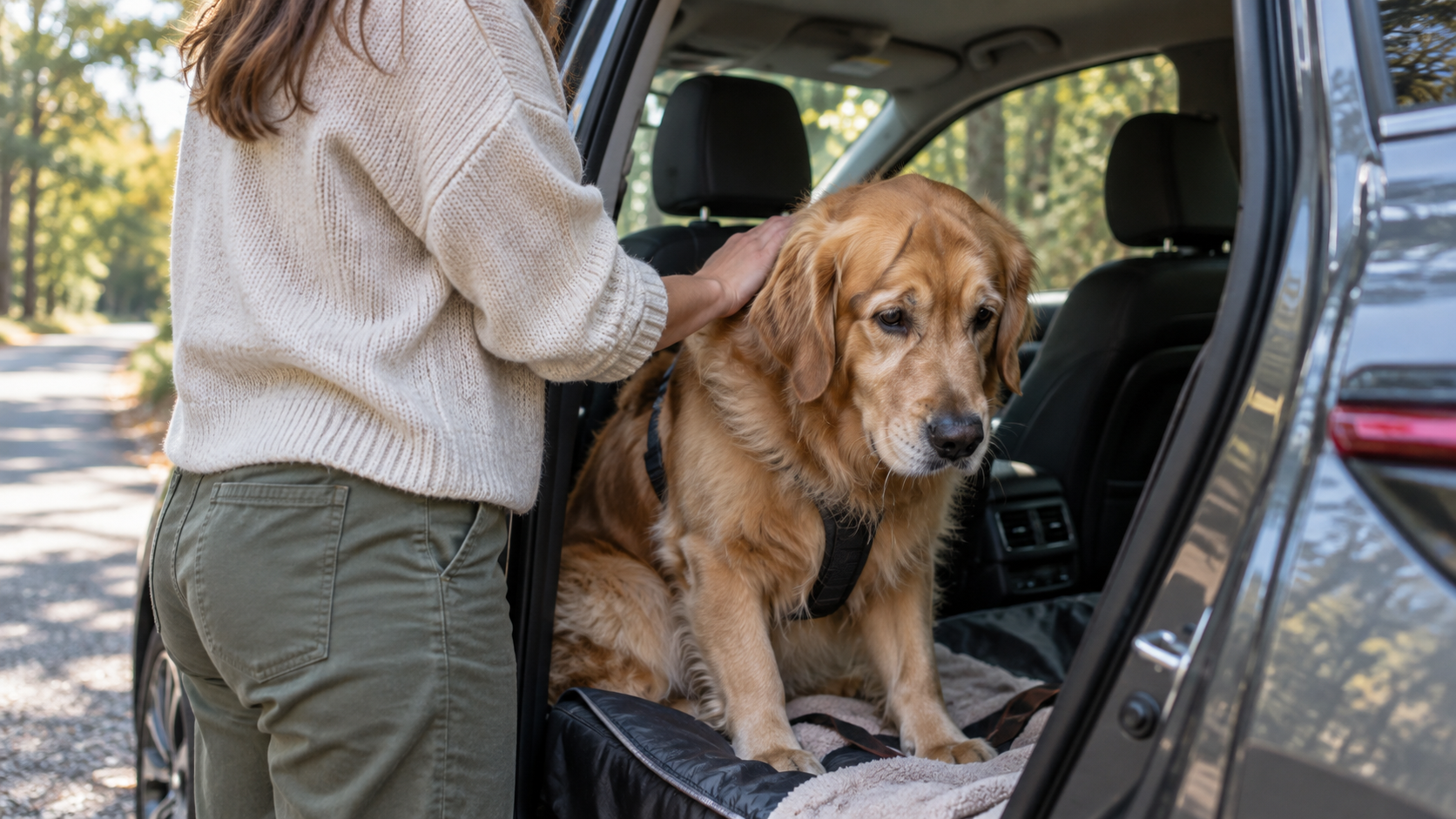 Dog Motion Sickness During Car Travel: Prevention, Feeding and Warning Signs